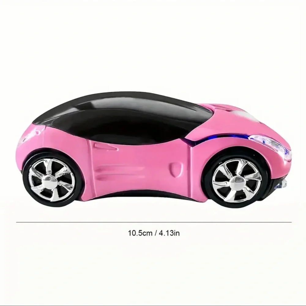 Mouse, Universal Mini Portable Wireless Mouse, NEW, Pink Car Shaped Mous…